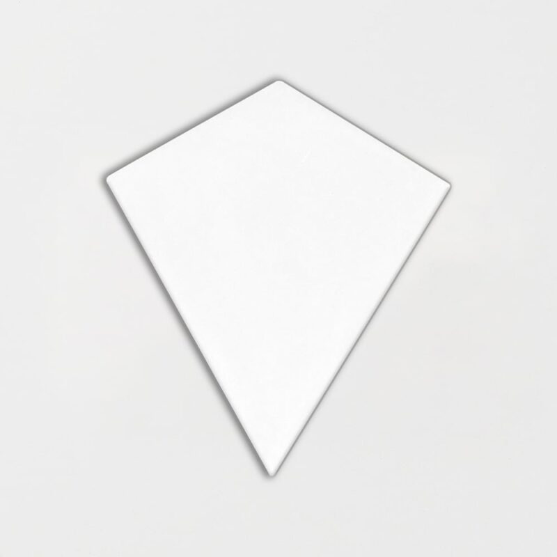 Royal White Glossy Diamante Ceramic Tile 6×6