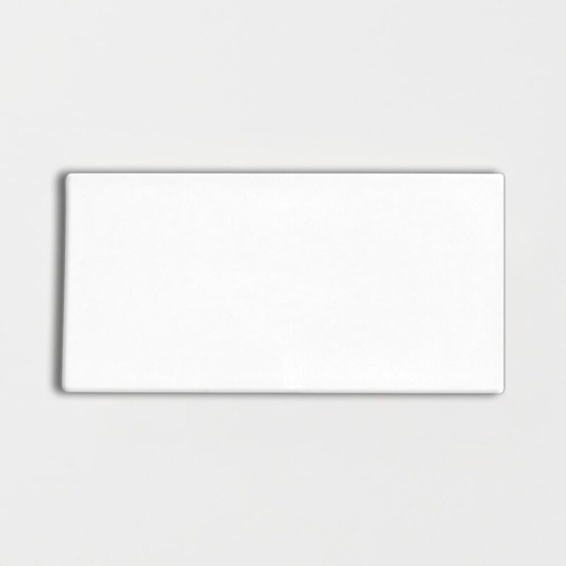 Royal White Glossy Subway Ceramic Tile 3×6
