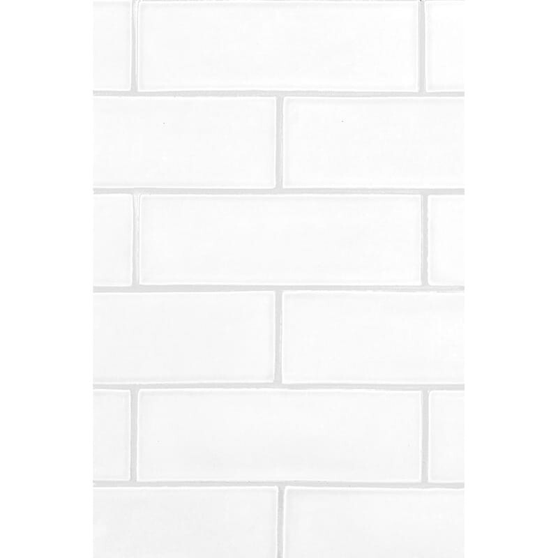Satin Cotton Matte Subway Ceramic Tile 3×9