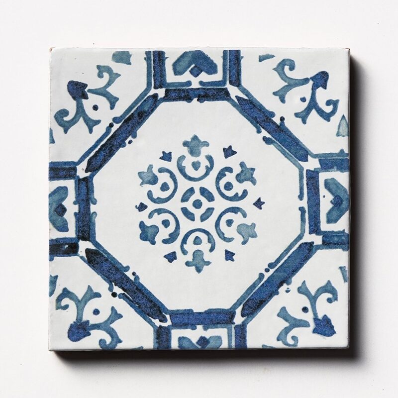 Sintra 3 Square 1/2   Glazed Terracotta Tile 6×6