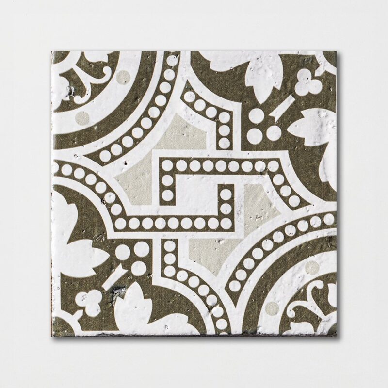 Palena 4 Square 1/2   Glazed Terracotta Tile 6×6
