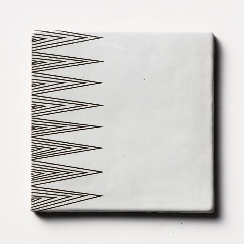 Bavi 5 Square 1/2   Glazed Terracotta Tile 6×6