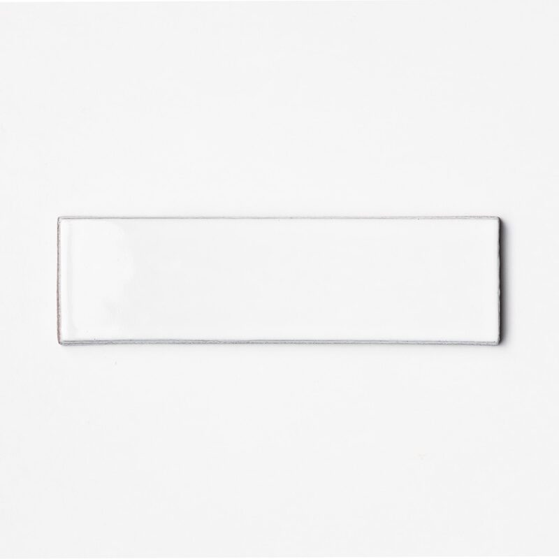 Royal White Glossy  Thin Brick Tile 2 1/4×7 7/8