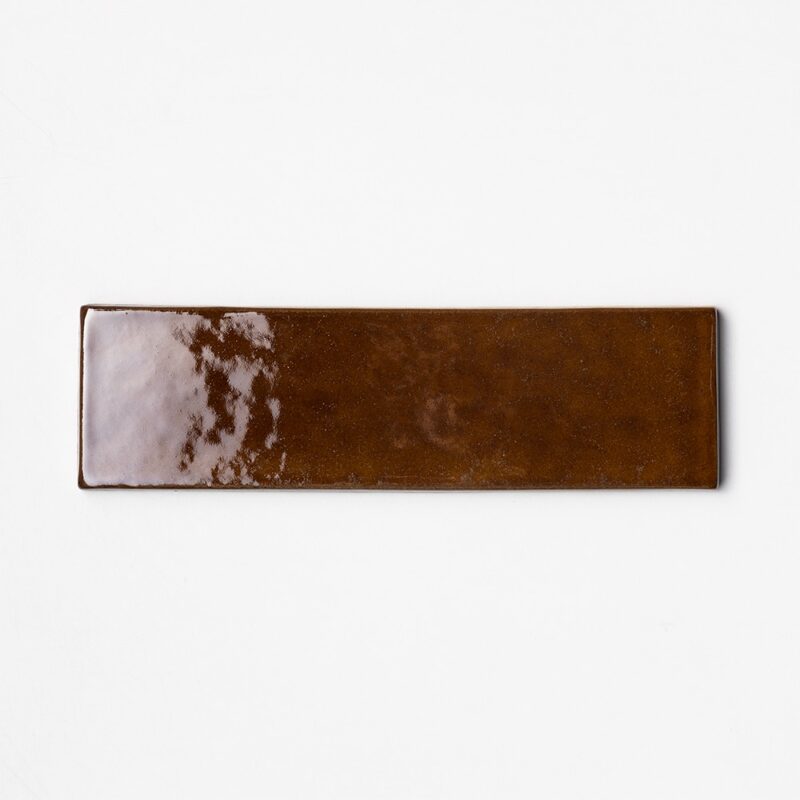 Hickory Glossy  Thin Brick Tile 2 1/4×7 7/8
