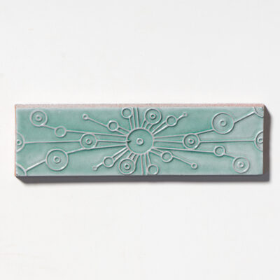 Sage Glossy Stellar Thin Brick Accent Tiles 2 1/4×7 7/8