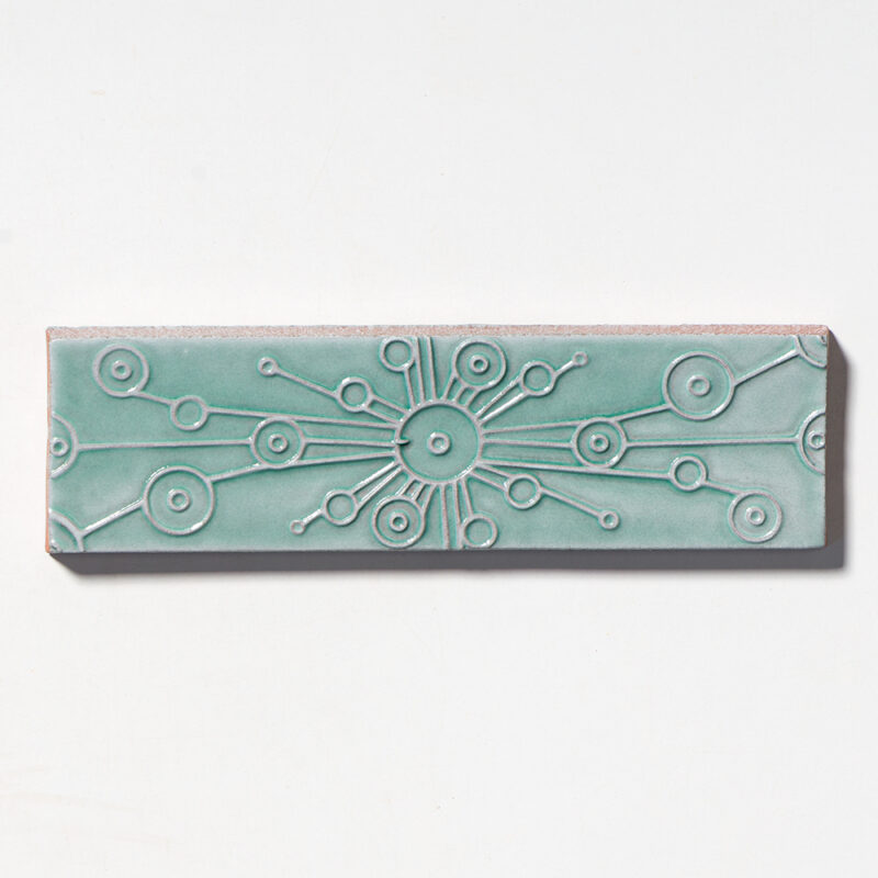 Sage Glossy Stellar Thin Brick Accent Tiles 2 1/4×7 7/8