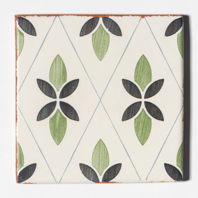Evergreen Matte  Glazed Terracotta Tile 6×6