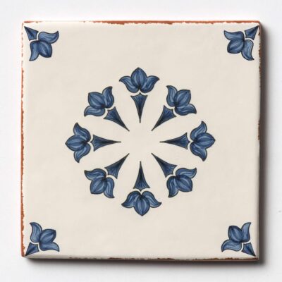 Rosebud Matte  Glazed Terracotta Tile 6×6