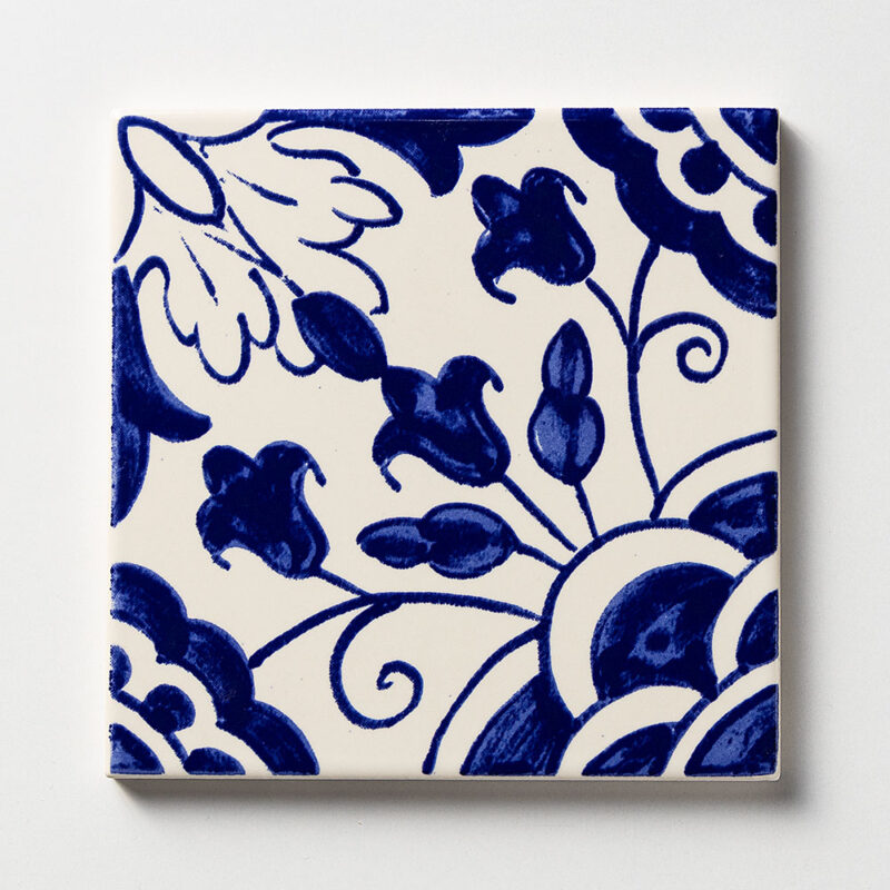 Camelias Glazed  Ceramic Tile 6×6
