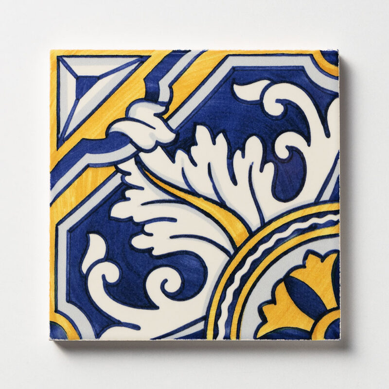 Kaleidescope Multi Color Pattern 122m Glazed  Ceramic Tile 6×6