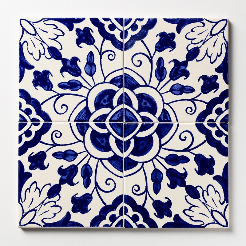 Camelias Glazed  Ceramic Tile 6×6