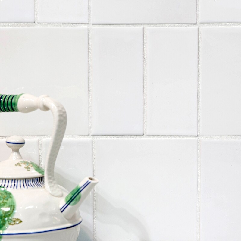 Royal White Glossy Subway Ceramic Tile 3×6