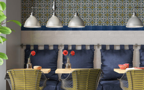 Porcelain Hexagon Floor