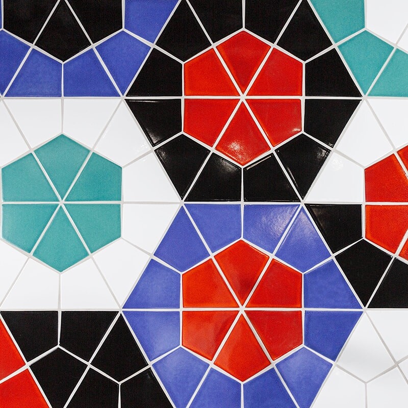 Royal White Glossy Diamante Ceramic Tile 6×6