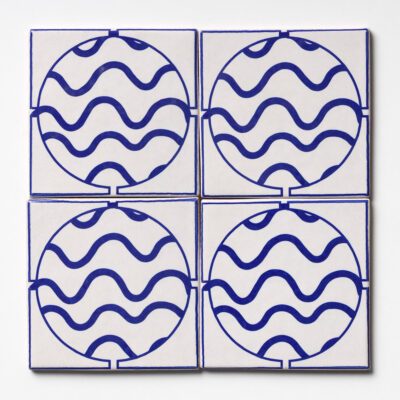 Cadet Matte Porthole Glazed Terracotta Tile 6×6