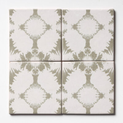 Biscuit Matte Watercolor Glazed Terracotta Tile 6×6