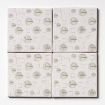 Biscuit Matte French Country Glazed Terracotta Tile 6×6
