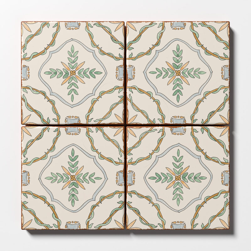 Meadow Matte  Glazed Terracotta Tile 6×6