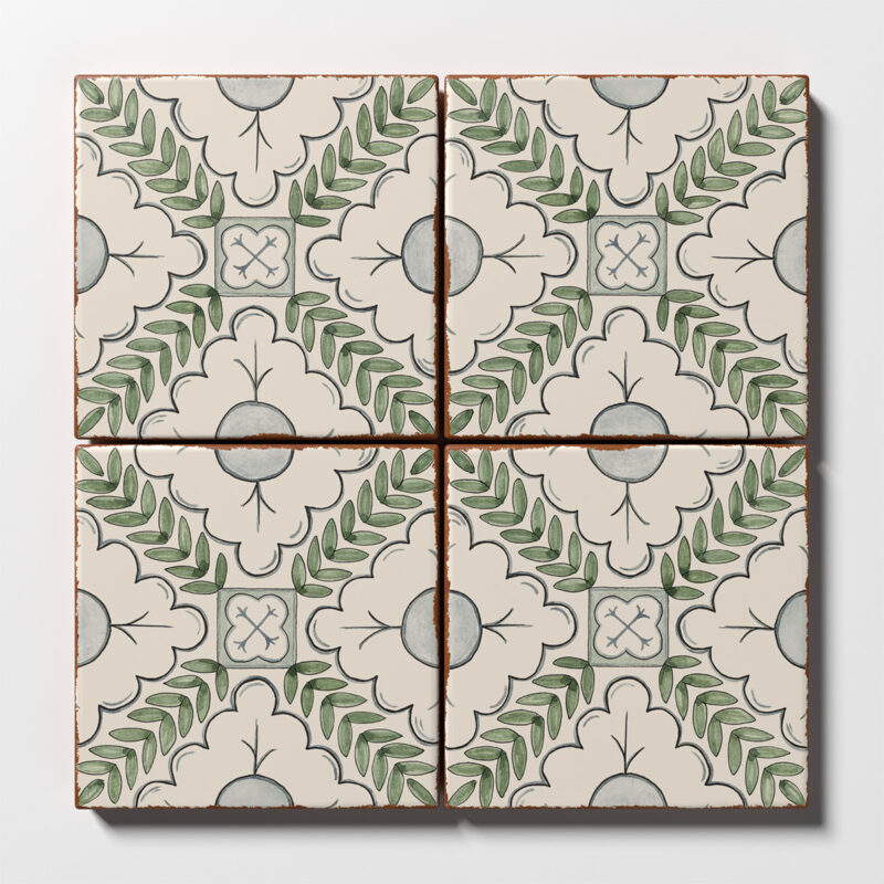 Brook Matte  Glazed Terracotta Tile 6×6